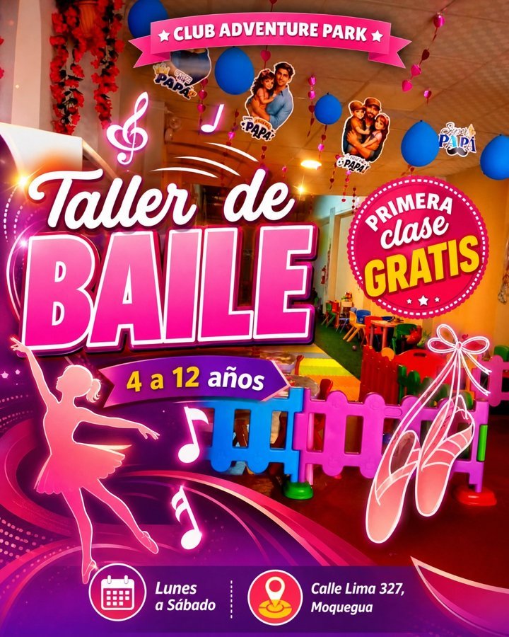 Taller de Baile en Club Adventure Park